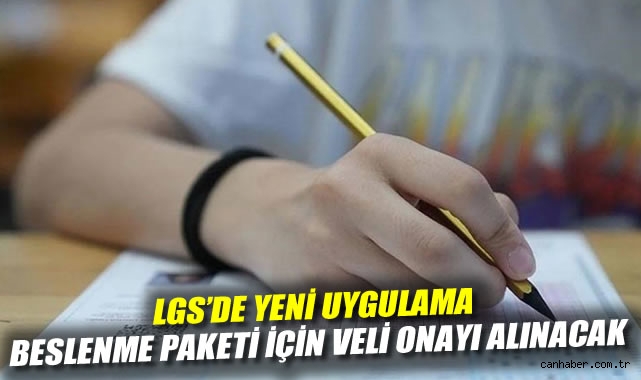 LGS Sınavında Beslenme Paketi Dönemi Başlıyor!