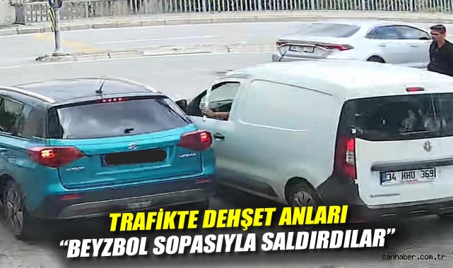 Trafik Kavgası: Otomobile Beyzbol Sopasıyla Saldırı!