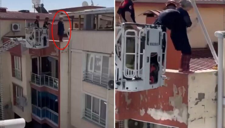 Son anda kurtarıldı: Kadın intihar girişiminde bulundu!