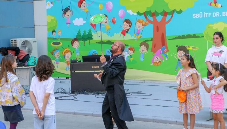 23 Nisan Coşkusu Hastanede Çocuklarla Buluştu