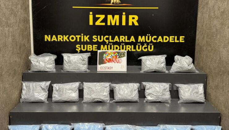 İzmir’de 101 Bin Uyuşturucu Hap Ele Geçirildi!